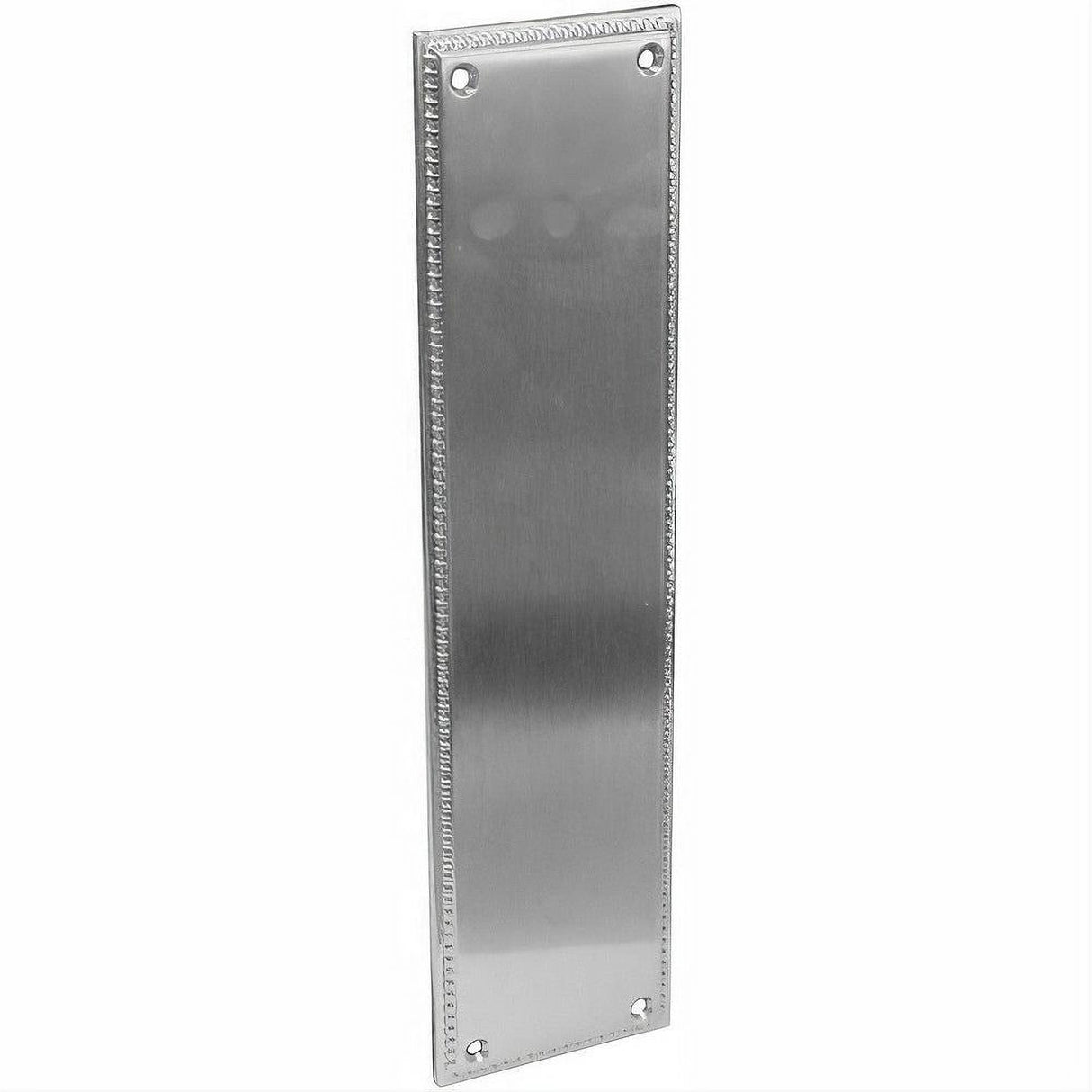 Emtek 86081US26 Designer Brass 12" Height Solid Brass Knoxville Push Plate Polished Chrome
