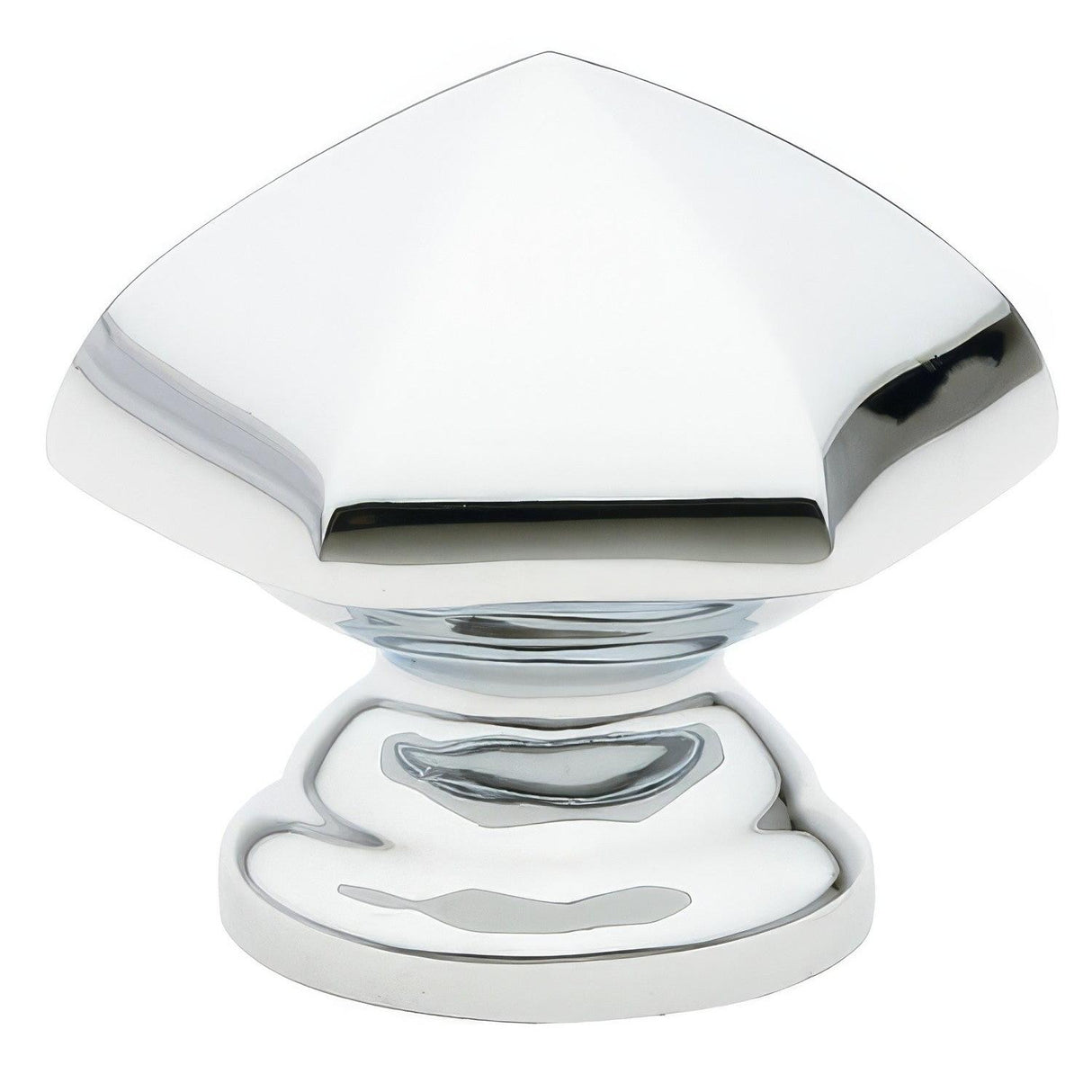 Emtek 86120US26 Hexagon 1-3/8" Solid Brass Cabinet Knob Polished Chrome