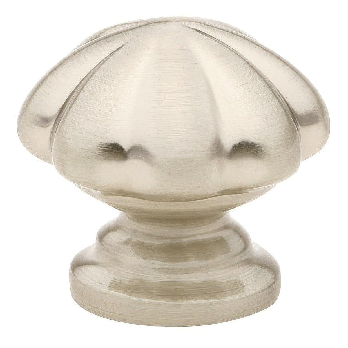 Emtek 86121US15 Melon 1" Solid Brass Cabinet Knob Satin Nickel
