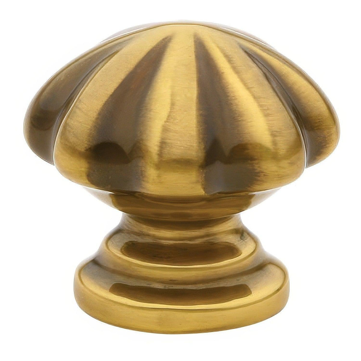 Emtek 86121US7 Melon 1" Solid Brass Cabinet Knob French Antique
