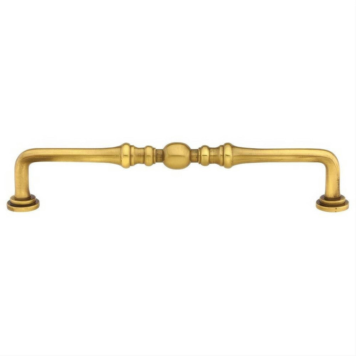 Emtek 86129US3 Spindle 3-1/2" Solid Brass Cabinet Pull Polished Brass