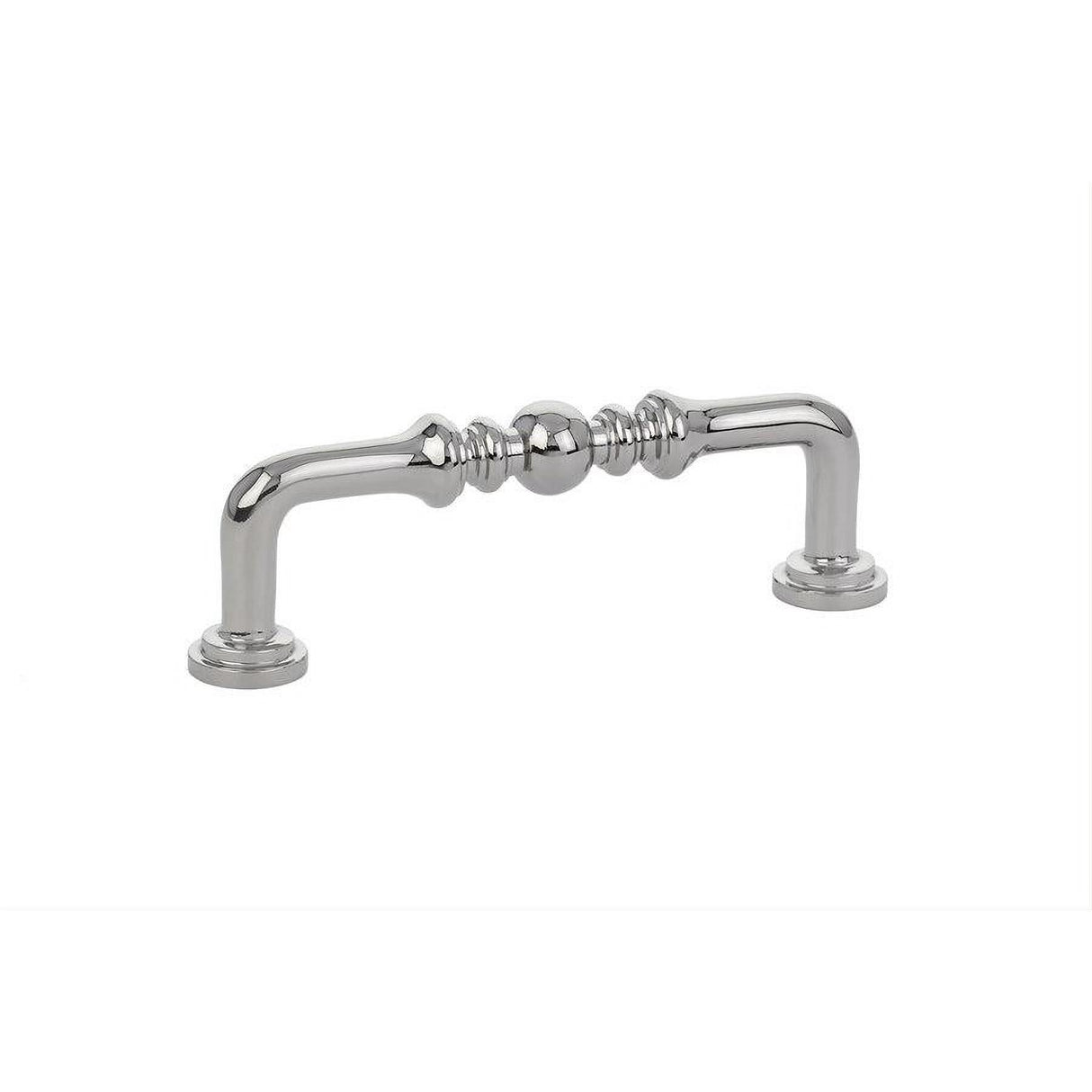 Emtek 86129US7 Spindle 3-1/2" Solid Brass Cabinet Pull French Antique