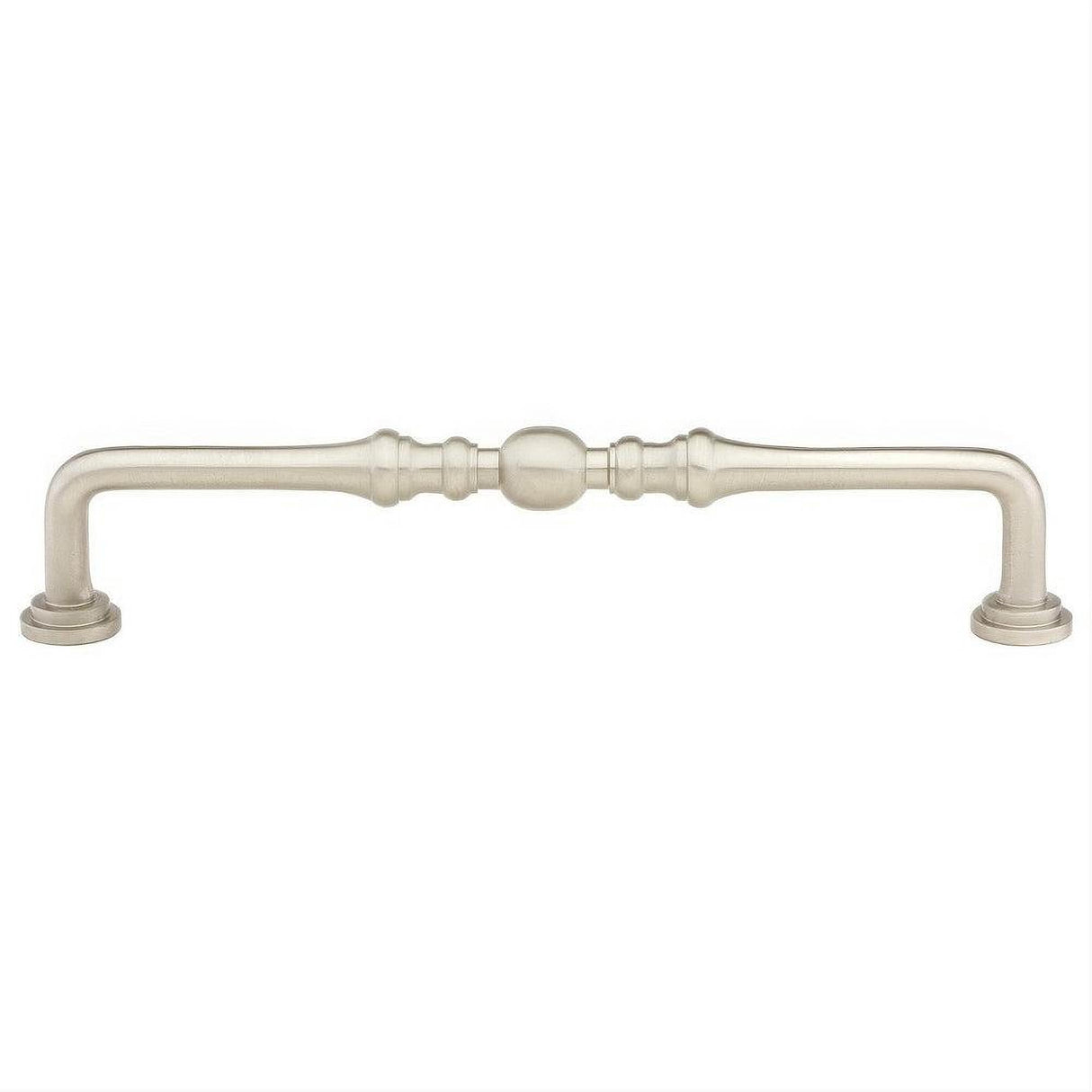 Emtek 86130US19 Spindle 4" Solid Brass Cabinet Pull Flat Black