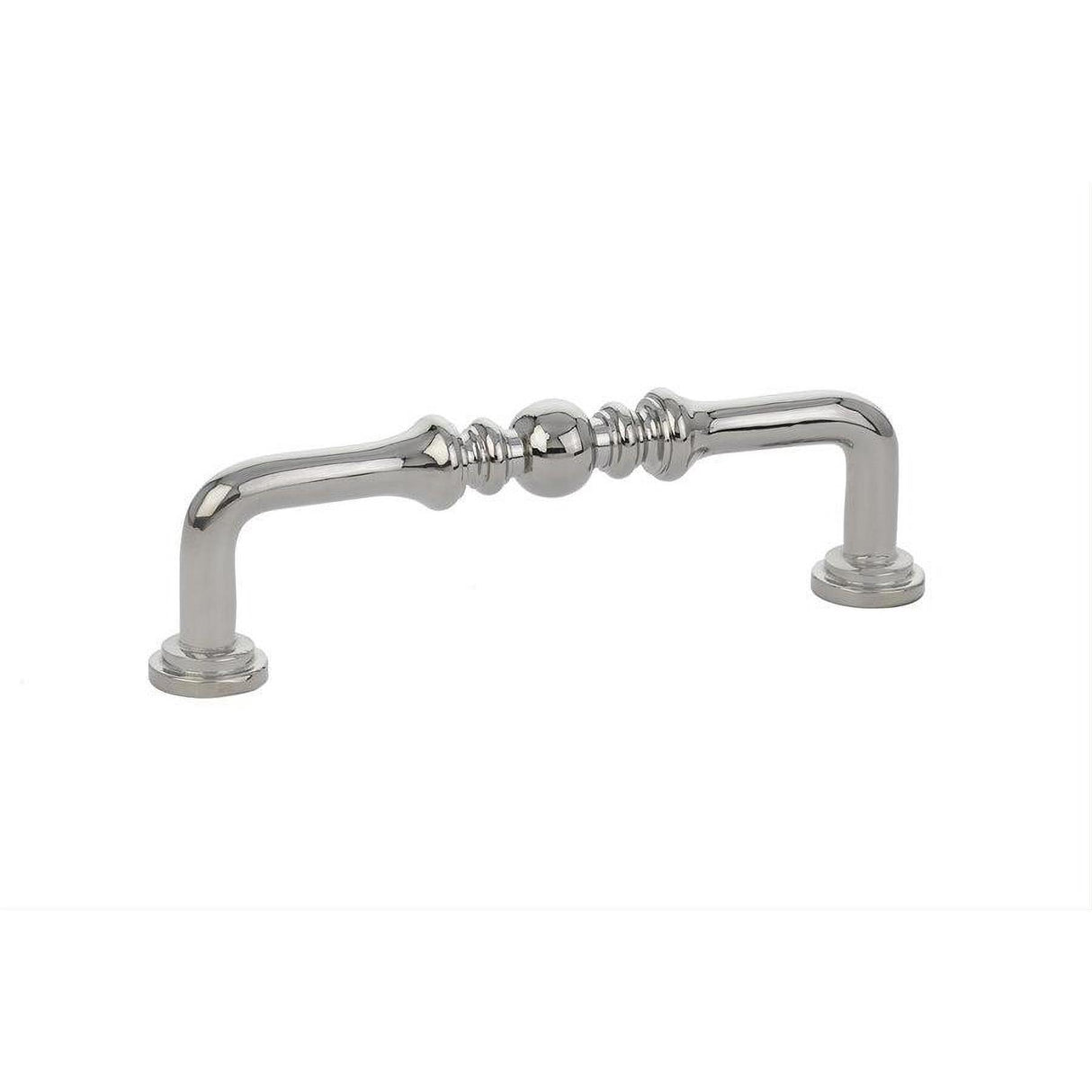 Emtek 86130US7 Spindle 4" Solid Brass Cabinet Pull French Antique