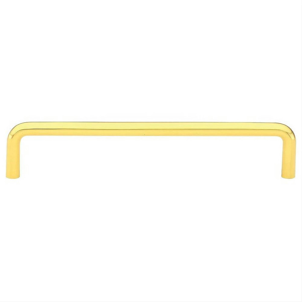 Emtek 86133US3 Wire 4" Solid Brass Cabinet Pull Polished Brass
