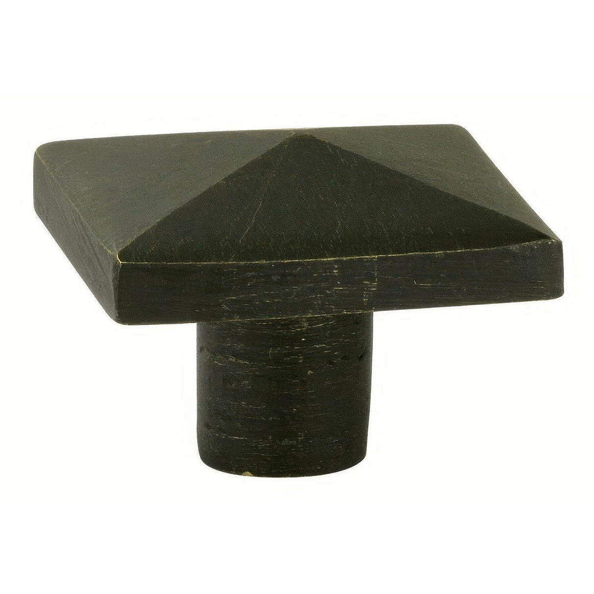 Emtek 86145MB Sandcast Bronze 1" Square Cabinet Knob Medium Bronze