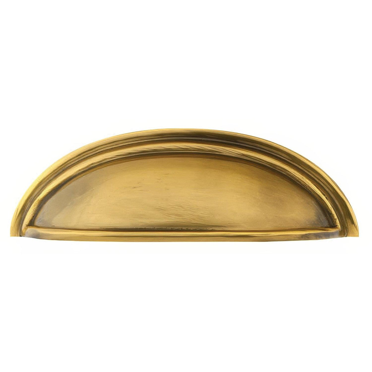 Emtek 86173US7 4" Solid Brass Cabinet Cup Pull French Antique
