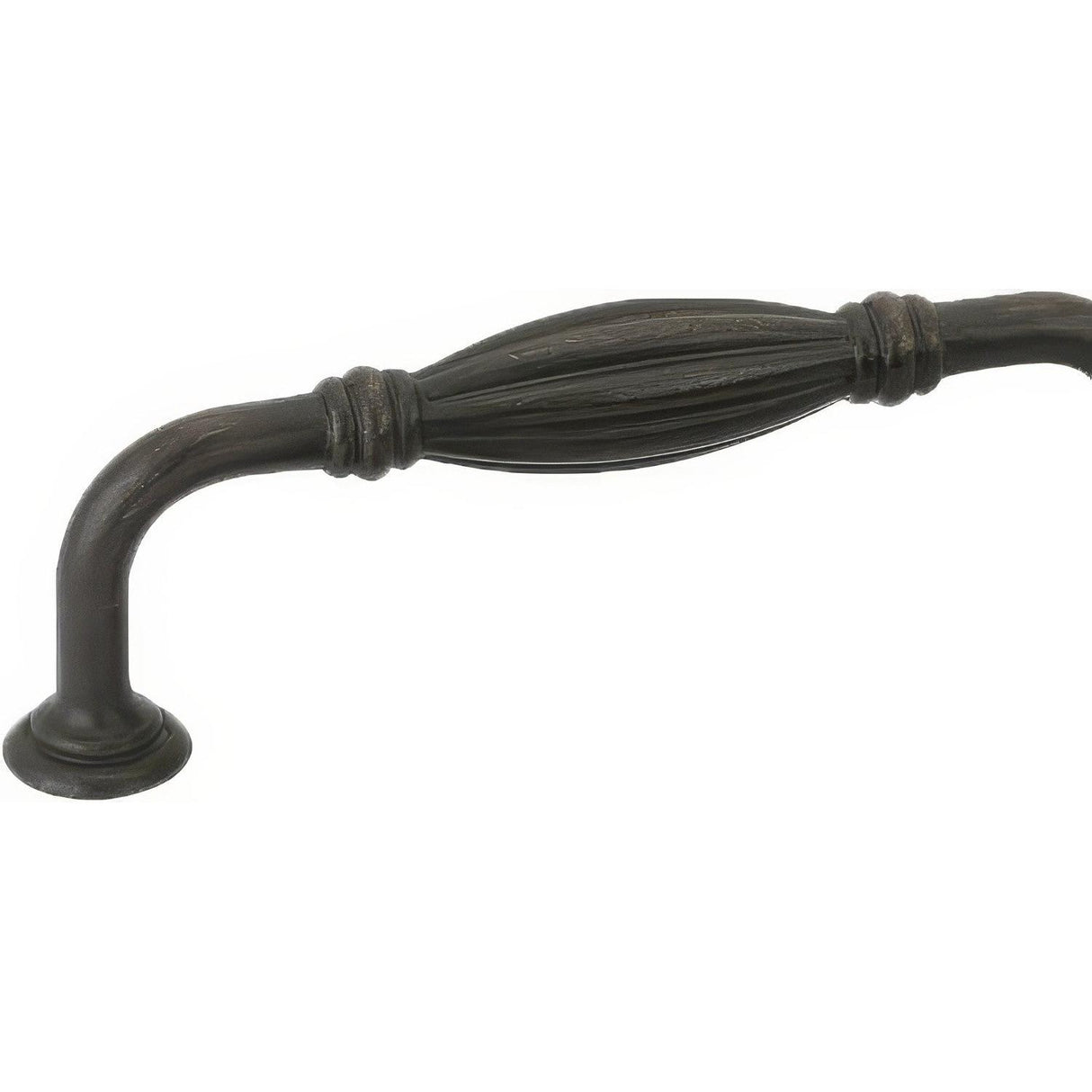Emtek 86223MB Fluted 10" Tuscany Bronze Fixed Cabinet Pull Medium Bronze