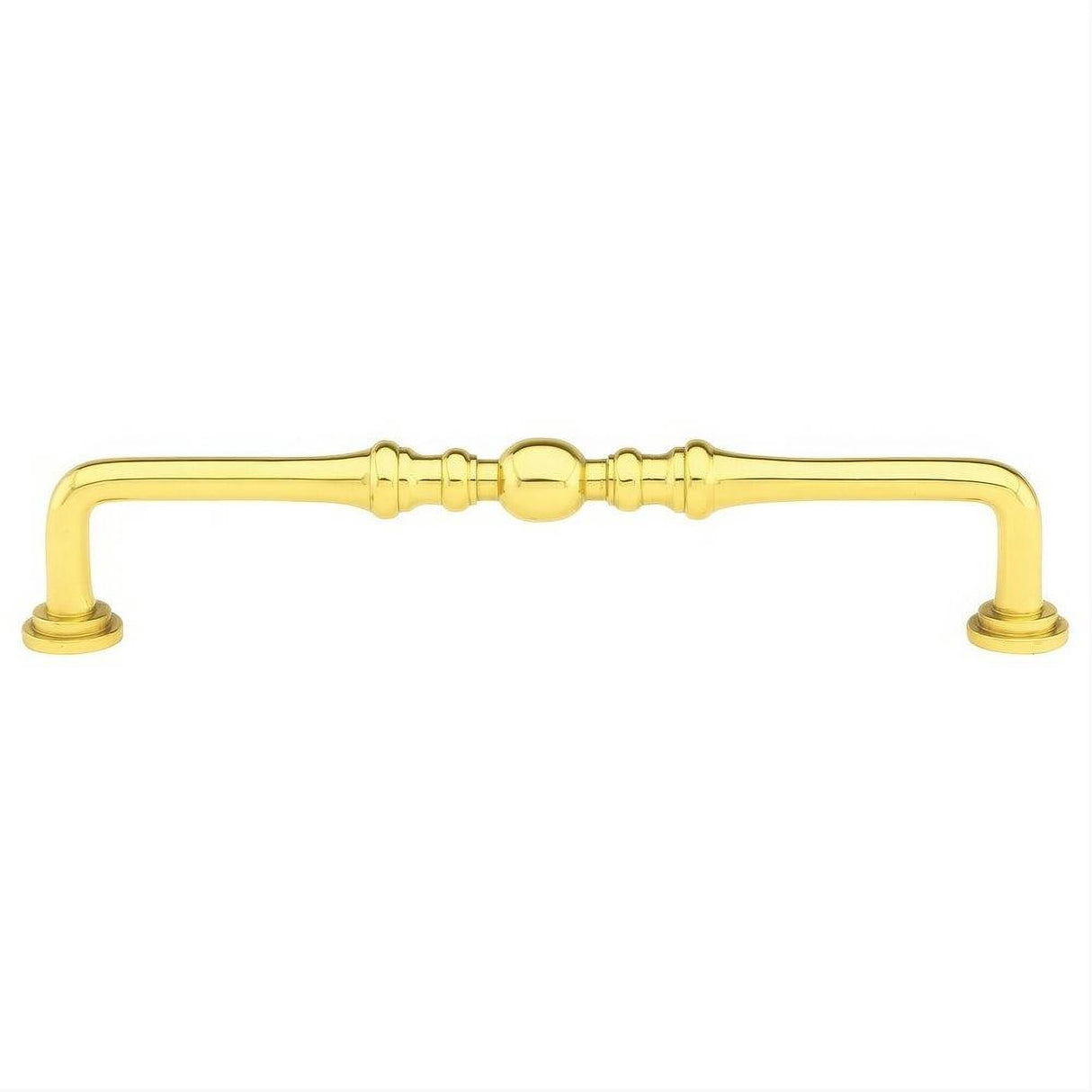 Emtek 86248US3 Spindle 6" Solid Brass Cabinet Pull Polished Brass