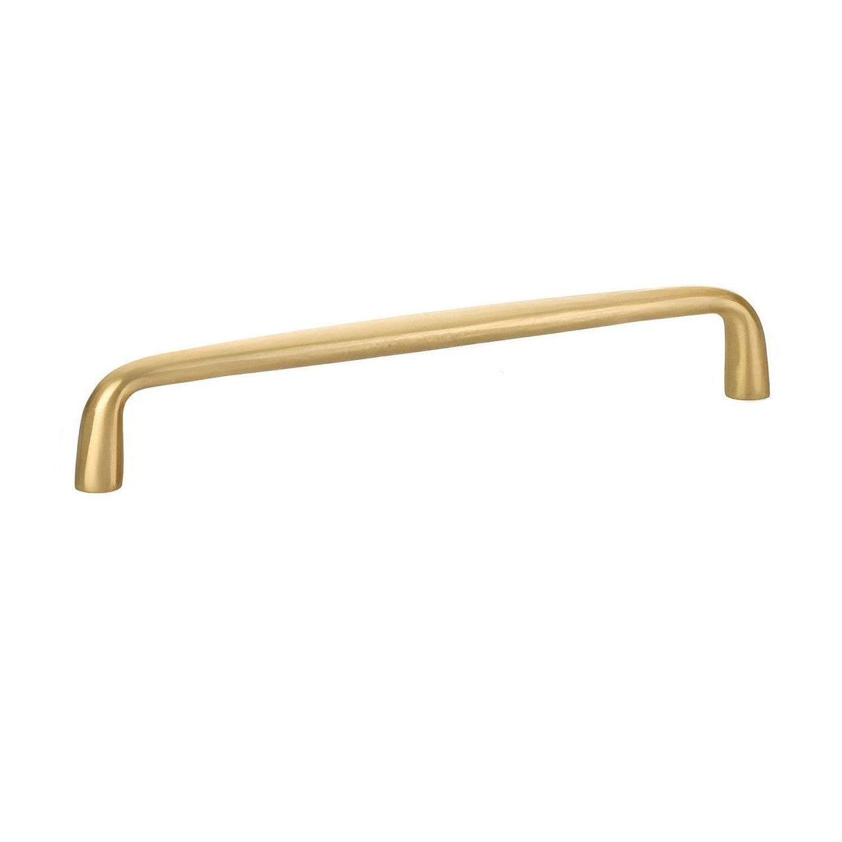 Emtek 86259US4 86259US Orbit 6" Solid Brass Modern Bar Cabinet Pull Satin Brass