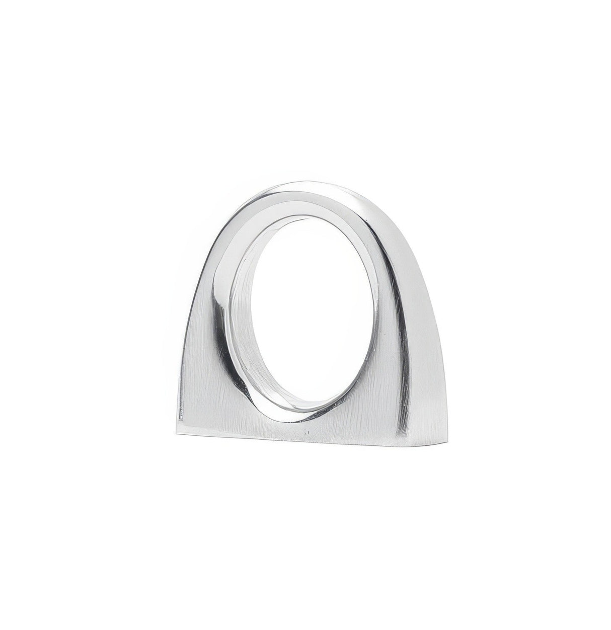 Emtek 86270US15 86270US 1-1/4" Solid Brass Modern Cabinet Ring Knob Satin Nickel