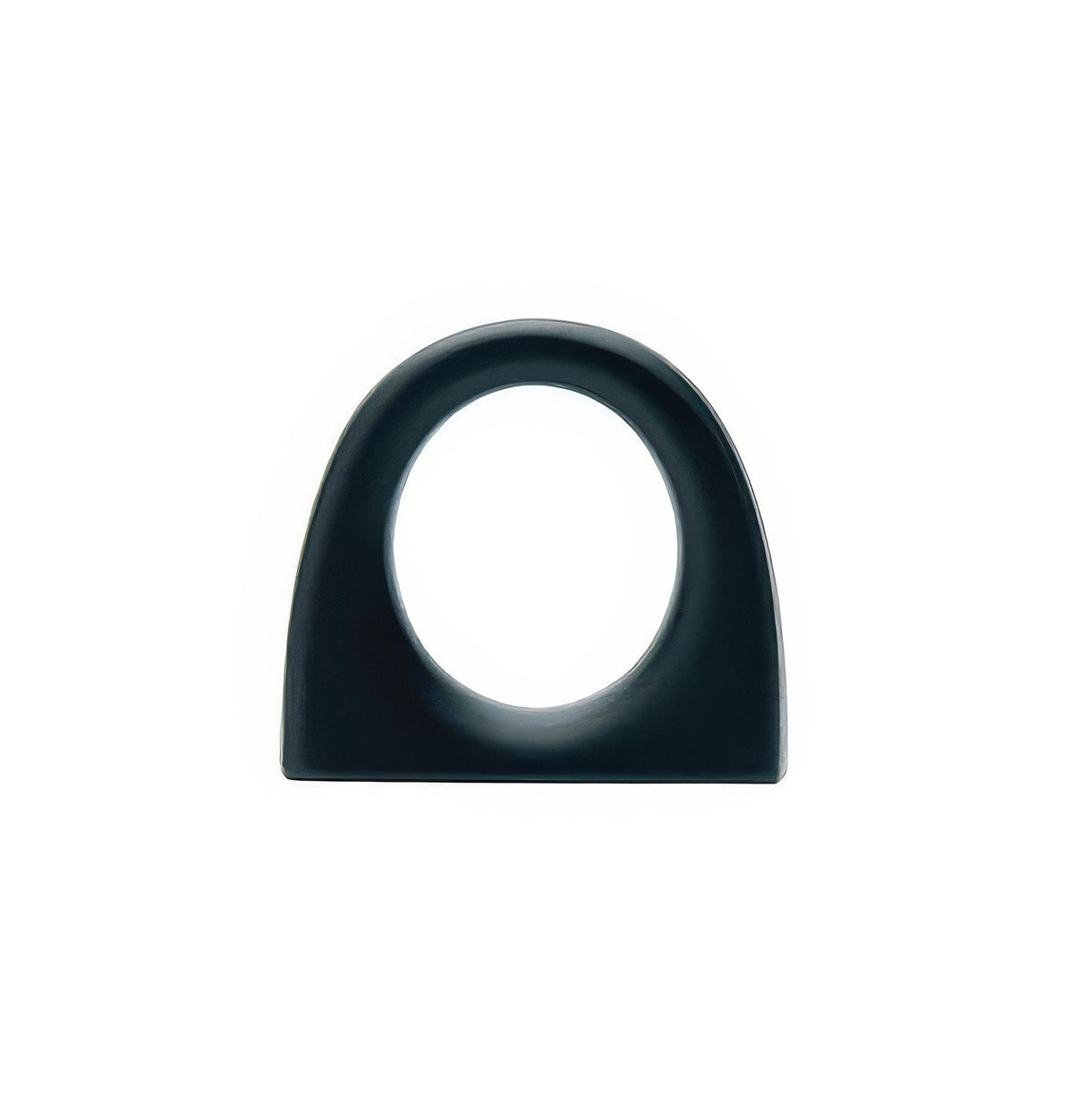Emtek 86270US19 86270US 1-1/4" Solid Brass Modern Cabinet Ring Knob Flat Black