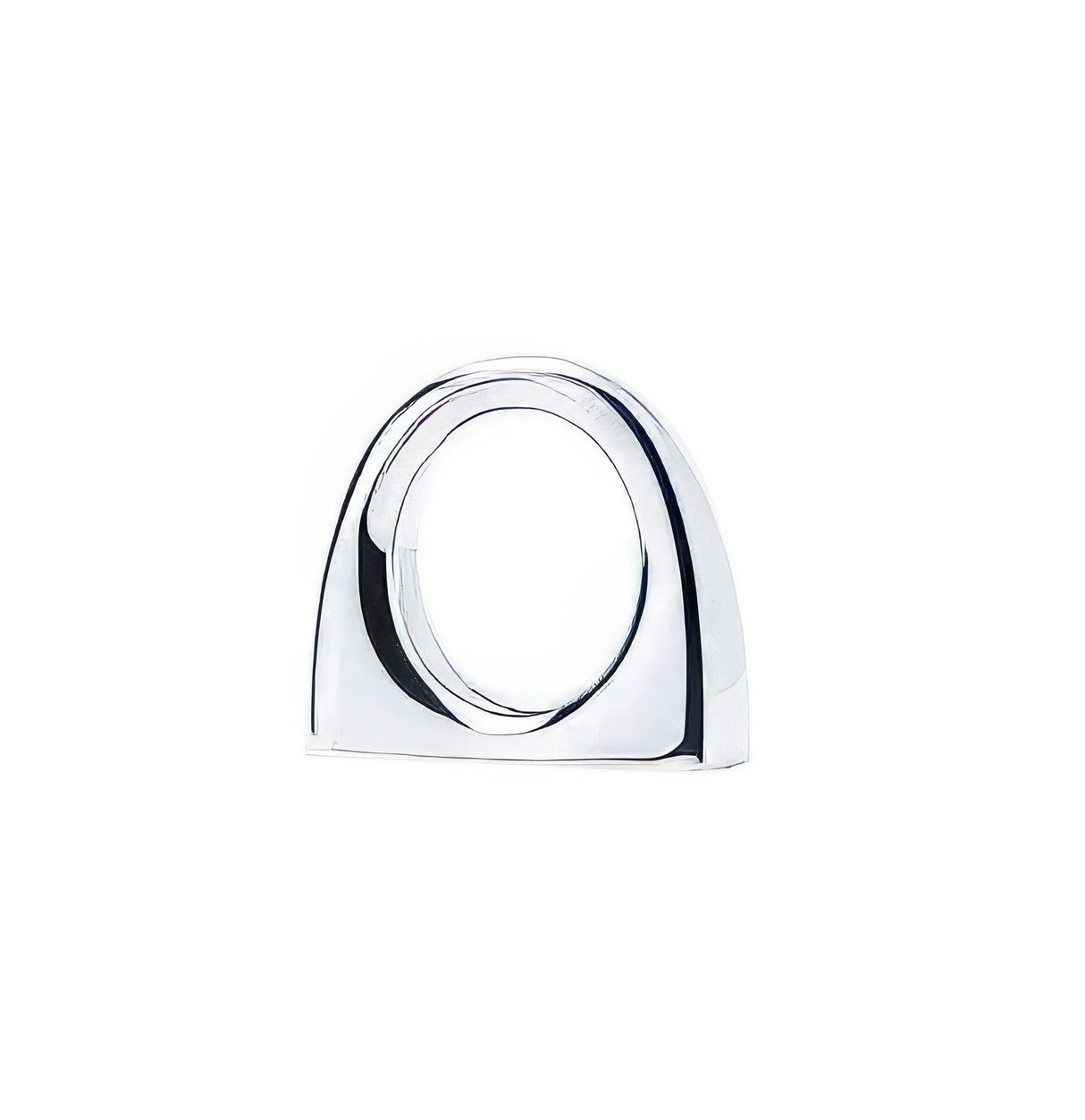 Emtek 86270US26 86270US 1-1/4" Solid Brass Modern Cabinet Ring Knob Polished Chrome
