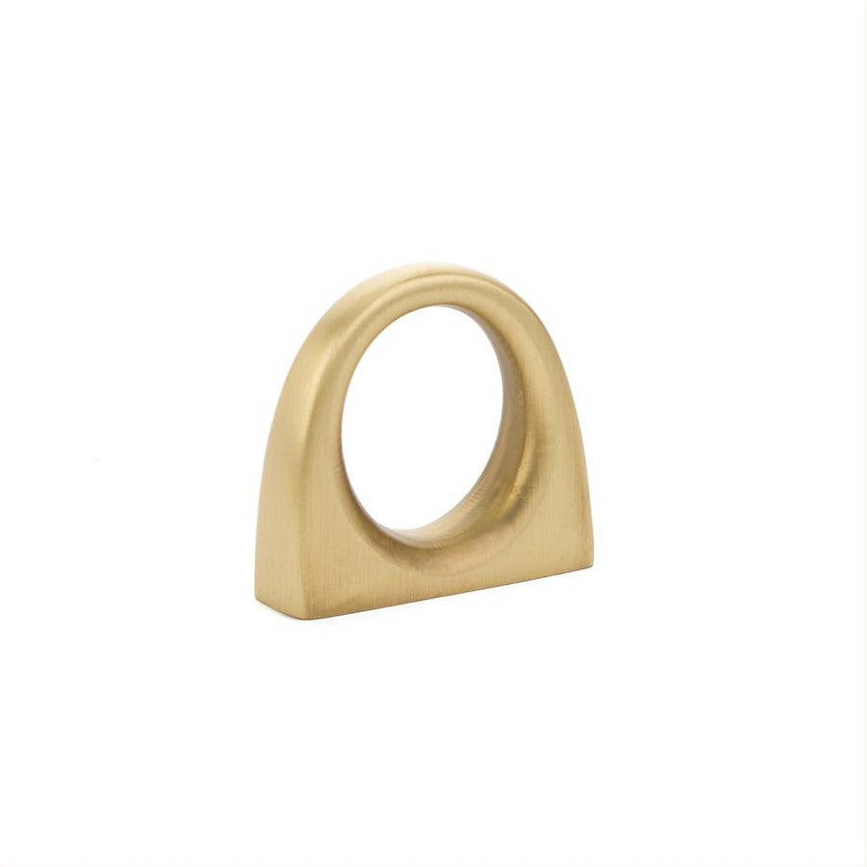 Emtek 86270US4 86270US 1-1/4" Solid Brass Modern Cabinet Ring Knob Satin Brass
