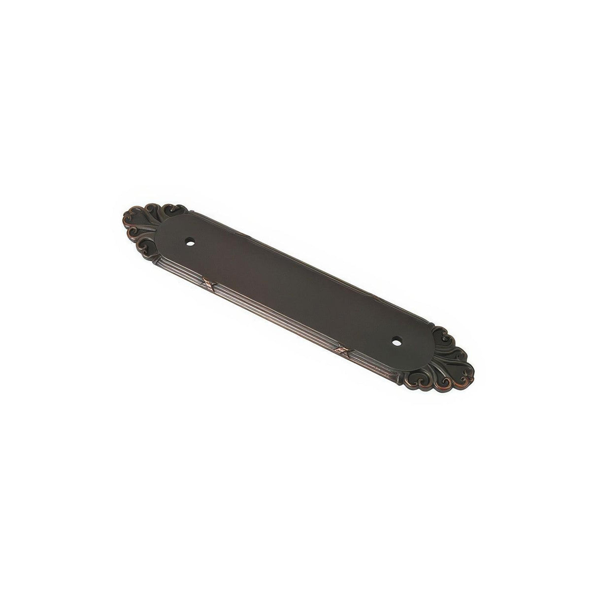 Emtek 86294US10B Ribbon & Reed 4" Cabinet Pull Back Plate Oil Rubbed Bronze