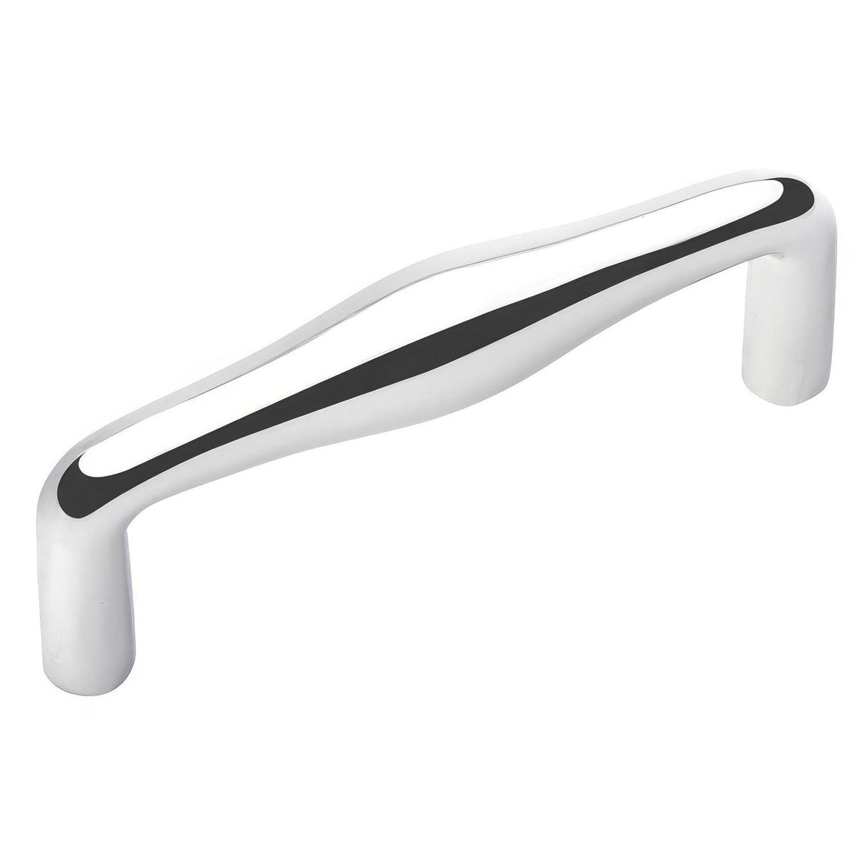 Emtek 86311US26 Dane 4" Mid Century Modern Solid Brass Drawer Pull Polished Chrome