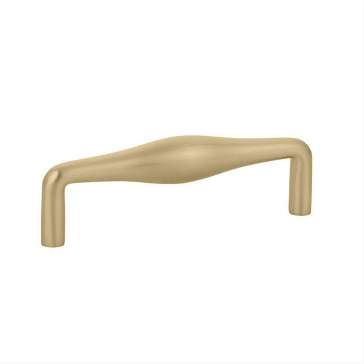 Emtek 86311US4 Dane 4" Mid Century Modern Solid Brass Drawer Pull Satin Brass