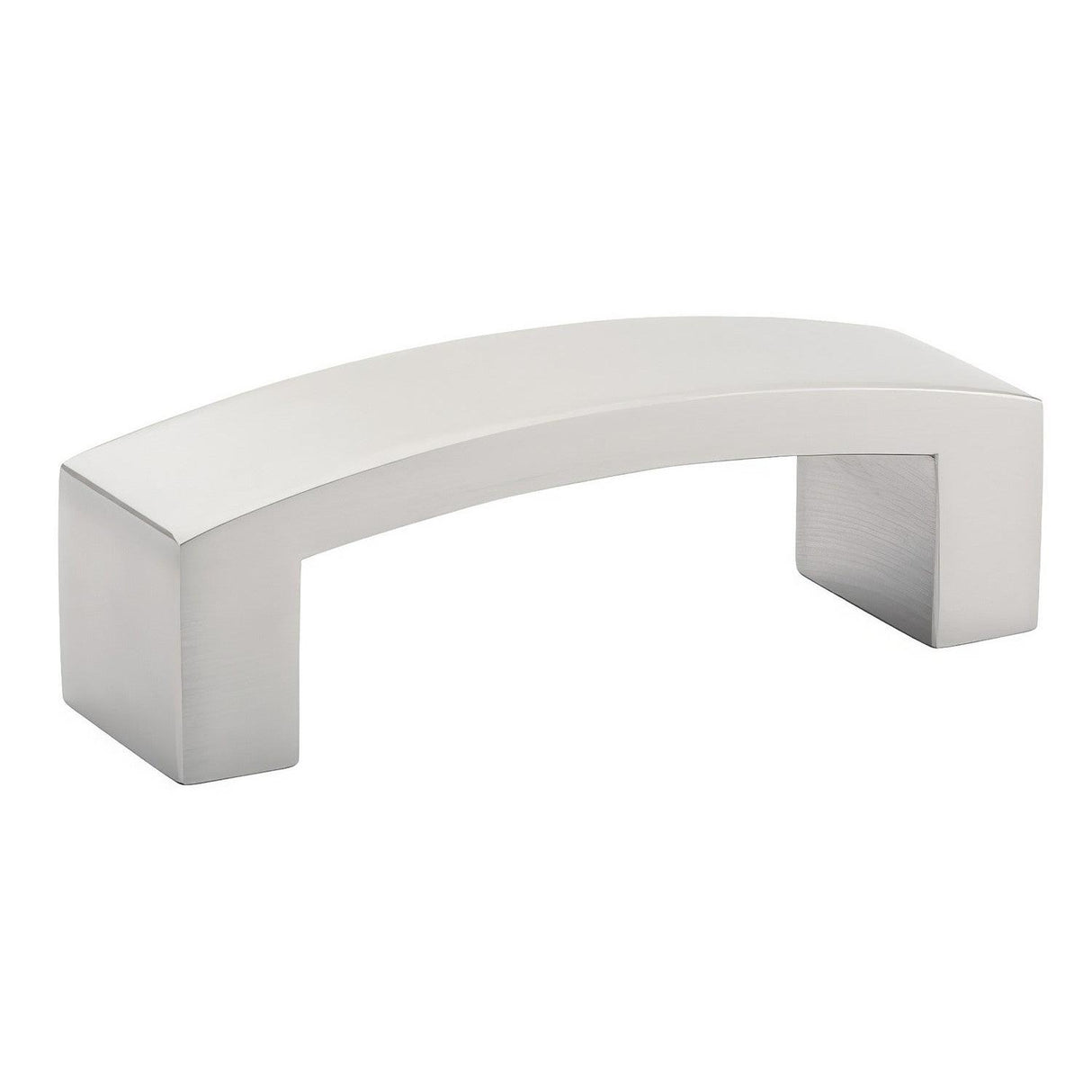 Emtek 86325US15 Bauhaus 4" Mid Century Modern Solid Brass Cabinet Pull Satin Nickel