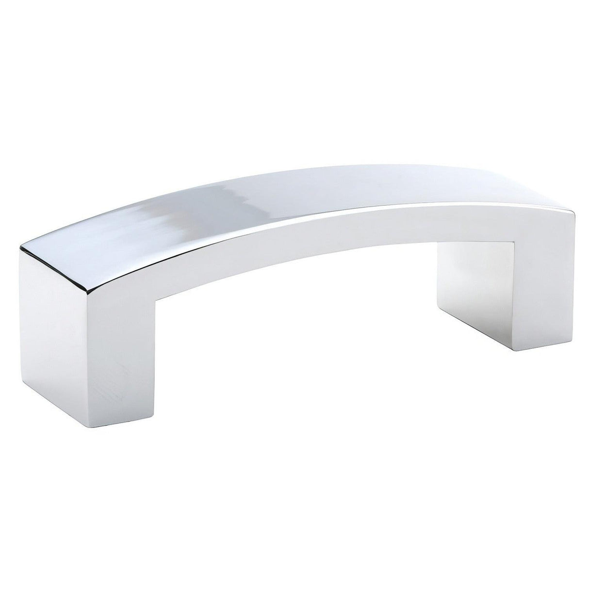 Emtek 86325US26 Bauhaus 4" Mid Century Modern Solid Brass Cabinet Pull Polished Chrome