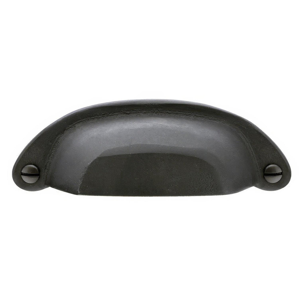 Emtek 86326FB Sandcast Bronze 3" Cabinet Bin Pull Flat Black