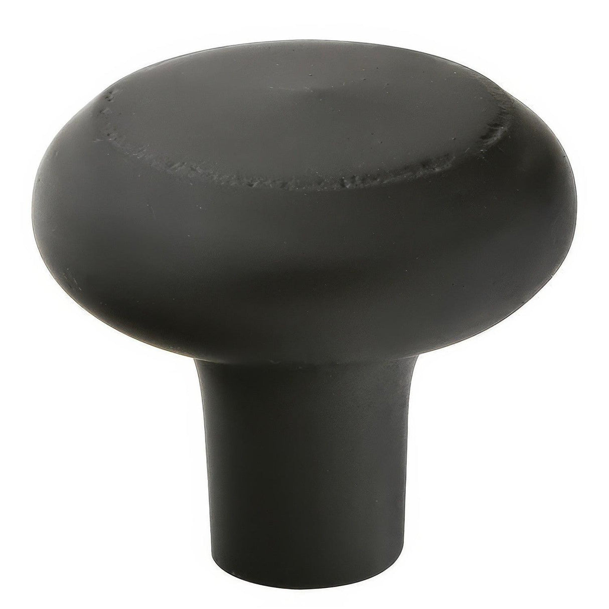 Emtek 86338FB Barn 1" Sandcast Bronze Cabinet Knob Flat Black