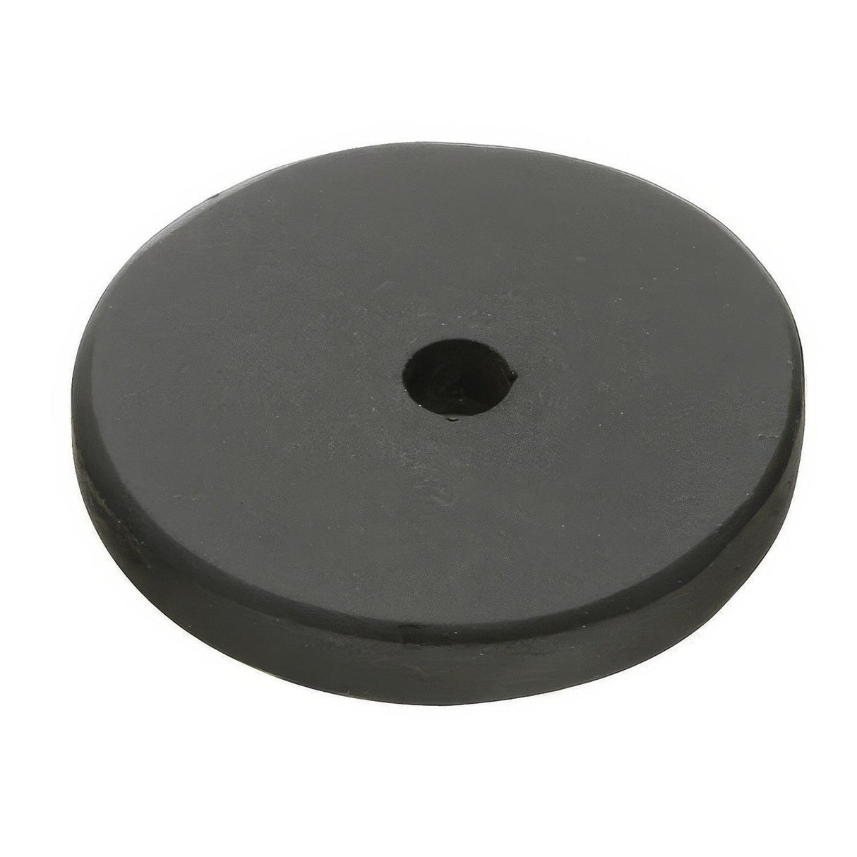 Emtek 86341FB Sandcast Bronze 1.25" Cabinet Knob Round Back Plate Flat Black
