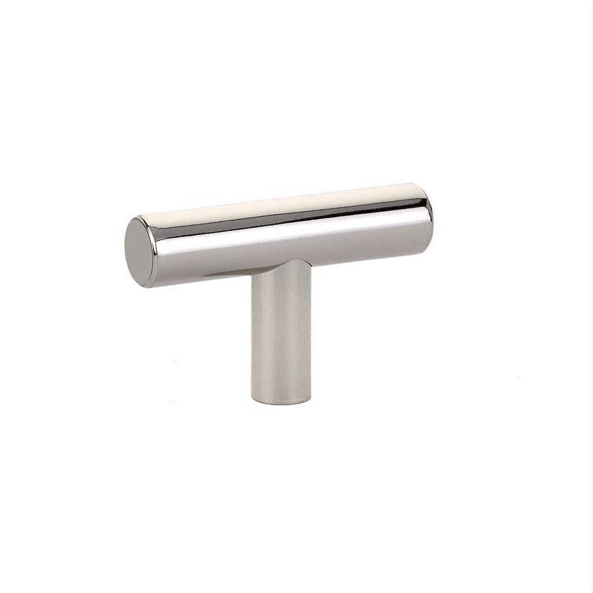 Emtek 86357US14 Mid Century Modern 2" Solid Brass Cabinet Knob Polished Nickel Lifetime