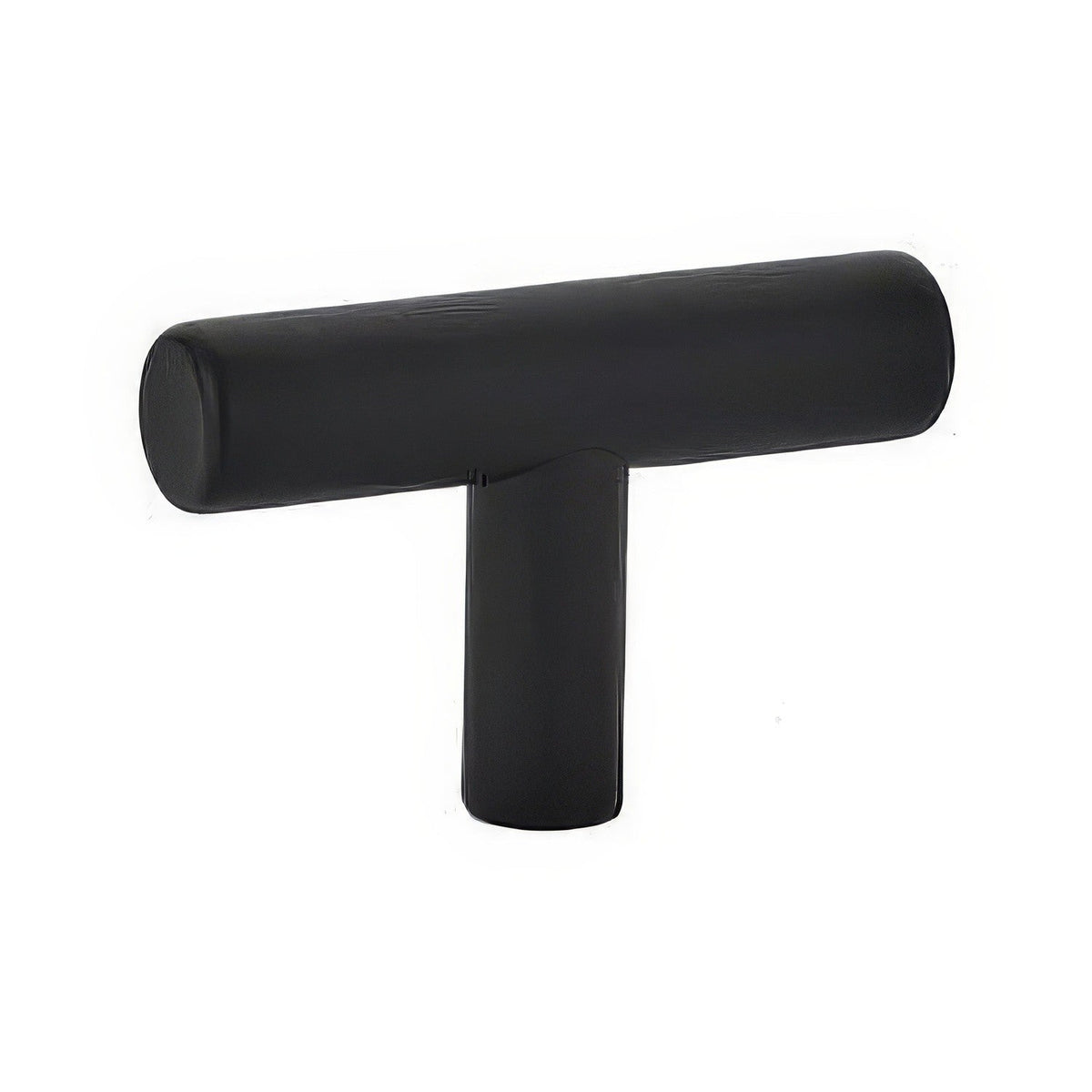 Emtek 86357US19 Mid Century Modern 2" Solid Brass Cabinet Knob Flat Black