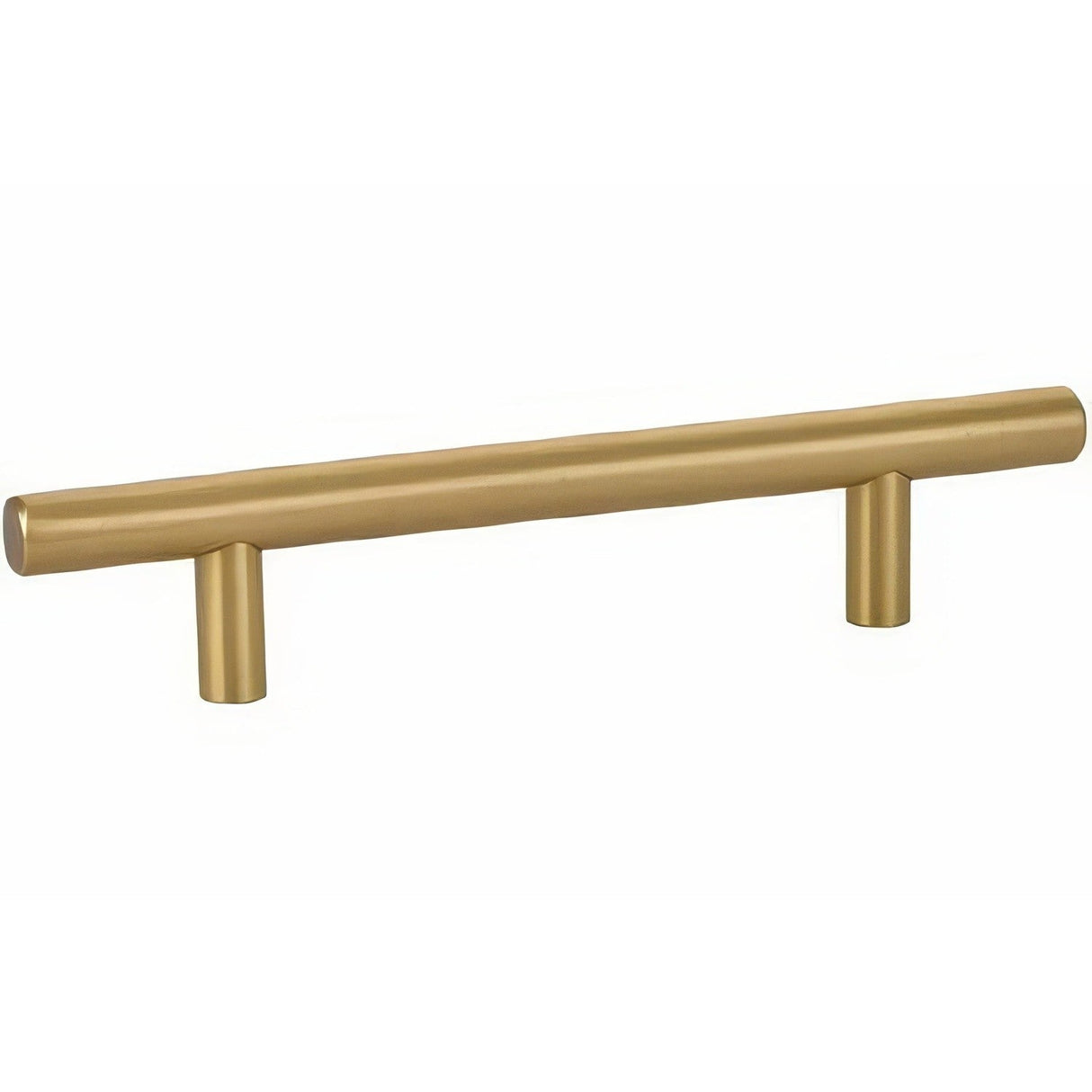 Emtek 86361US4 Mid Century Modern 5" Solid Brass Bar Cabinet Pull Satin Brass