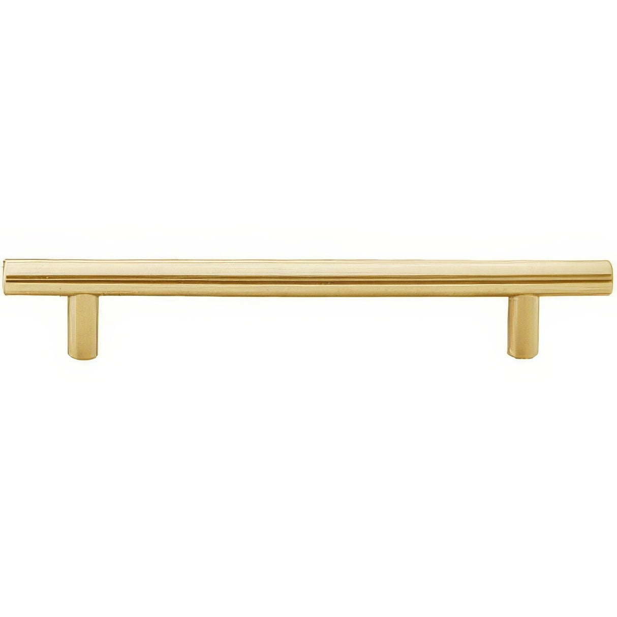 Emtek 86363US4 86363US Mid Century Modern 8" Solid Brass Bar Cabinet Pull Satin Brass