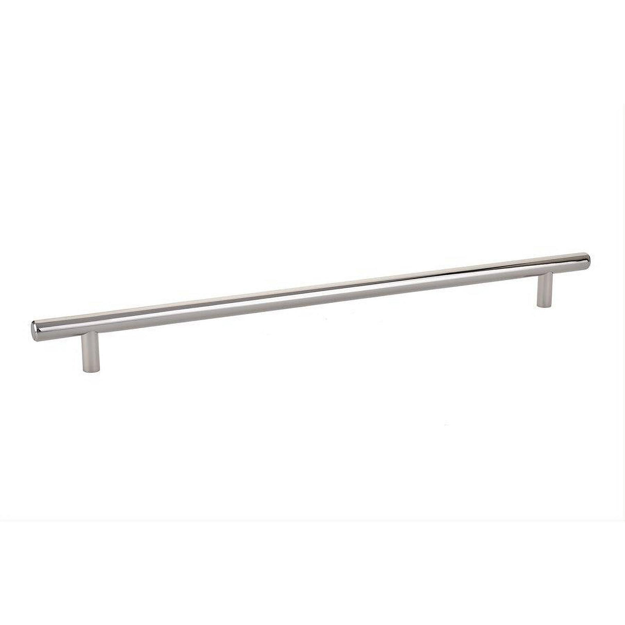 Emtek 86365US14 Mid Century Modern 12" Solid Brass Bar Cabinet Pull Polished Nickel Lifetime