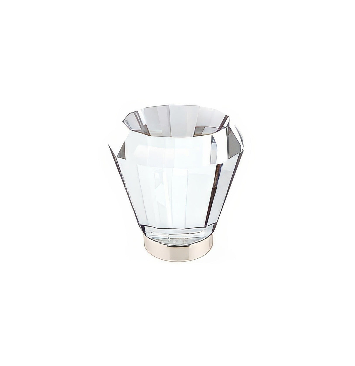 Emtek 86396US14 Brookmont 1" Crystal Cabinet Knob Polished Nickel