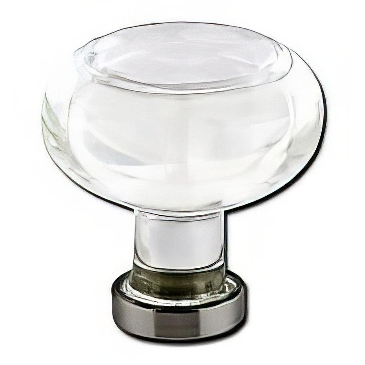 Emtek 86400US15A Georgetown 1.75" Crystal Cabinet Knob Pewter
