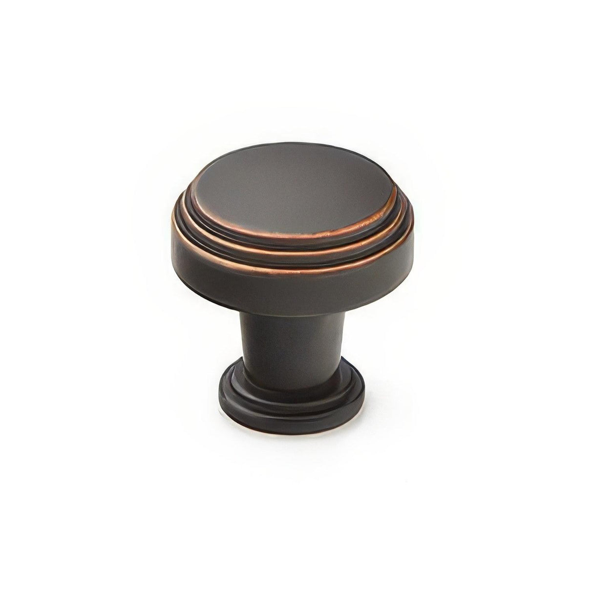Emtek 86433US10B Newport 1-5/8" Art Deco Designer Brass Cabinet Knob Oil Rubbed Bronze