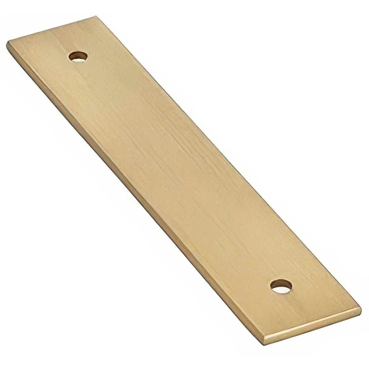 Emtek 86435US4 86435US Art Deco 4" Rectangular Designer Brass Cabinet Knob Back Plate Satin Brass