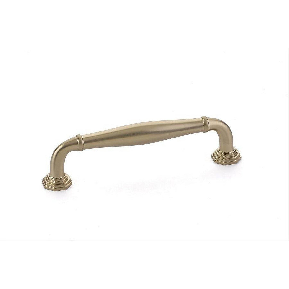 Emtek 86472US4 4 Inch Center to Center Blythe Cabinet Pull Satin Brass