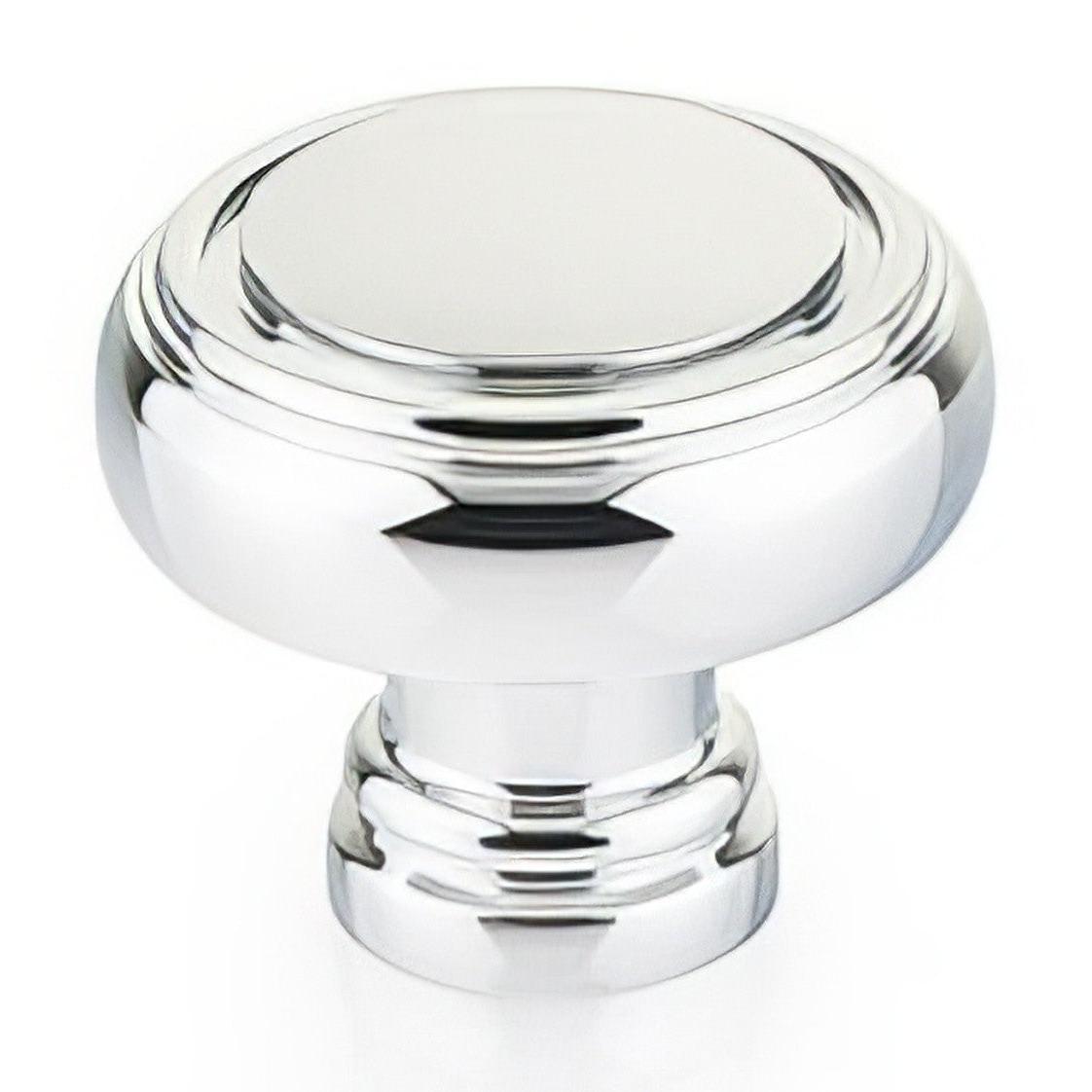 Emtek 86610US26 Norwich 1-1/4" Solid Brass Cabinet Knob - Polished Chrome
