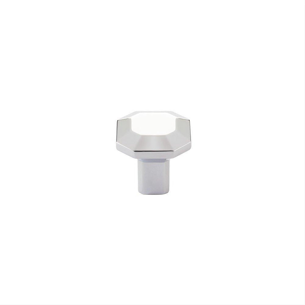 Emtek 86612US26 Square 1-1/4" Cabinet Knob Polished Chrome