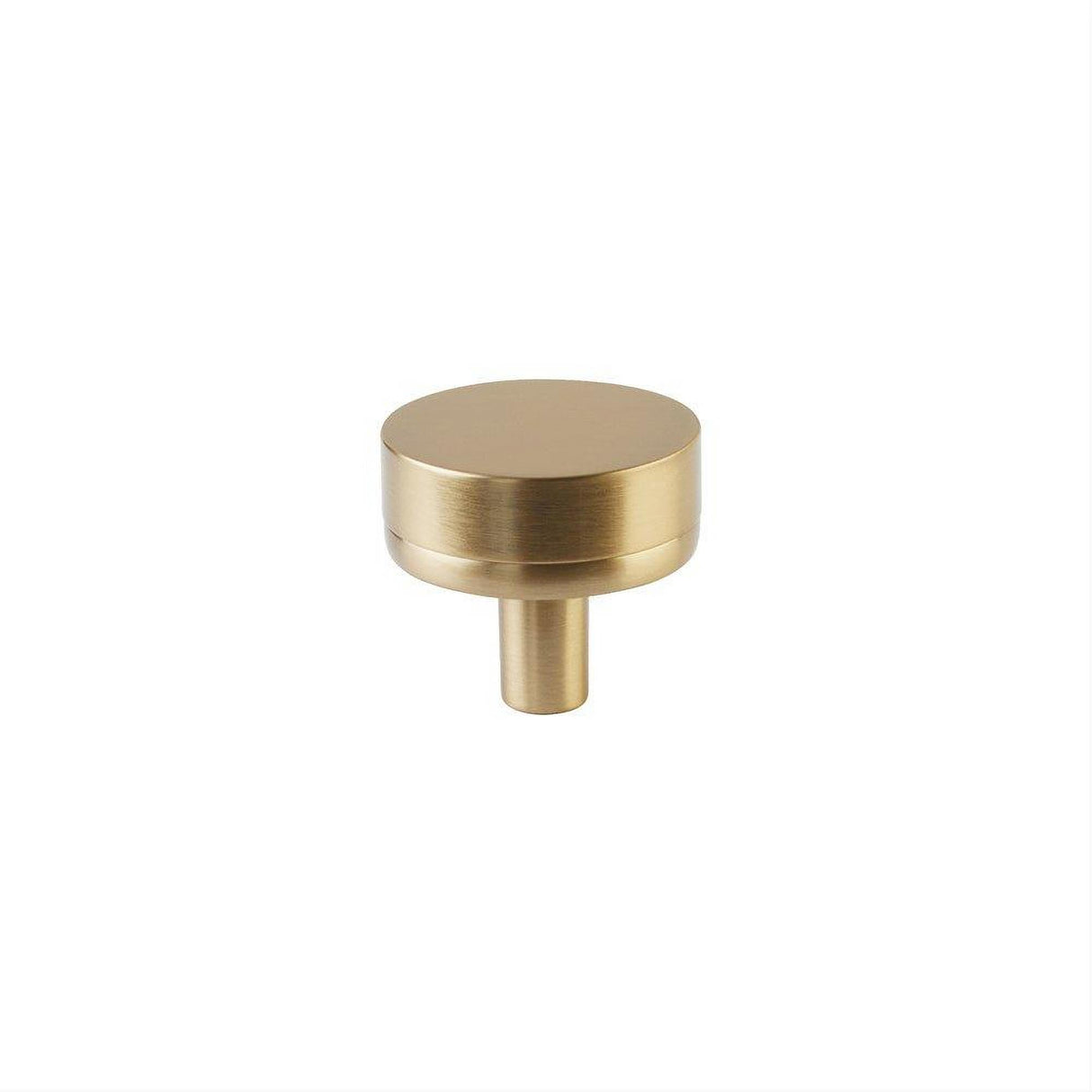 Emtek 86655.CCKUS4.SMKUS4 Stem with Knurled Knob Select Cabinet Knob Satin Brass