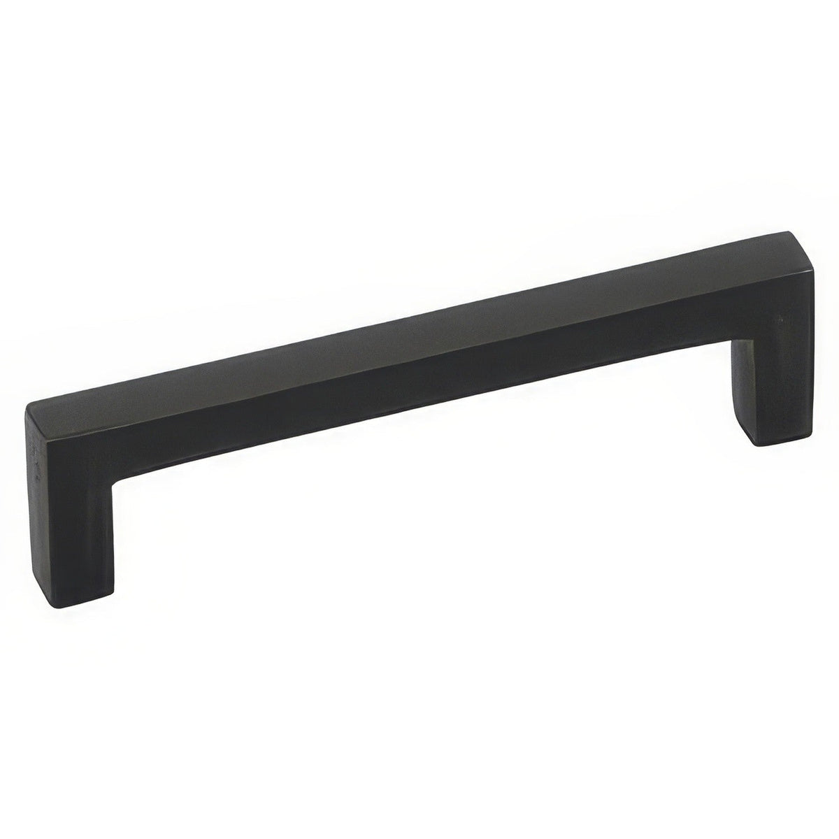 Emtek 86667FB 86667 Rustic Modern Edge Cabinet Pull with 3-1/2" Center to Center Flat Black Bronze