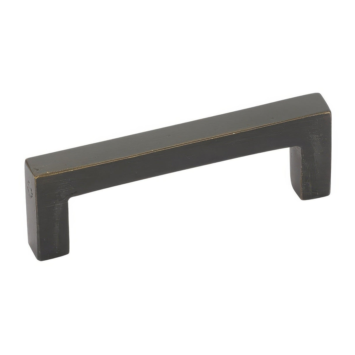 Emtek 86667MB 86667 Rustic Modern Edge Cabinet Pull with 3-1/2" Center to Center Medium Bronze