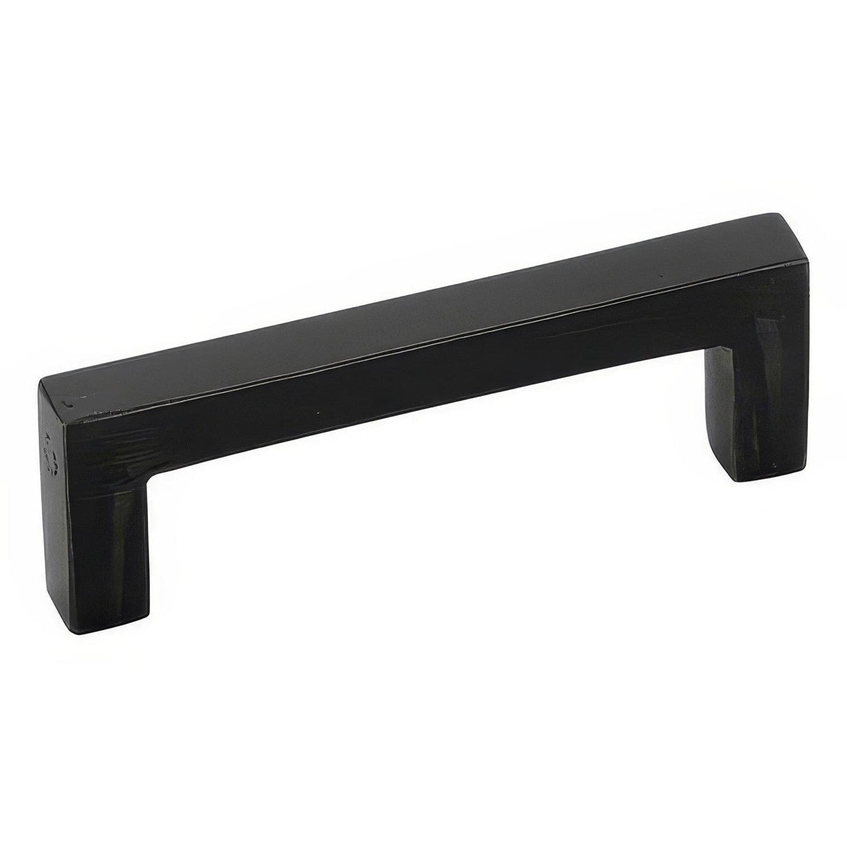 Emtek 86668FB 86668 Rustic Modern Edge Cabinet Pull with 4" Center to Center Flat Black Bronze