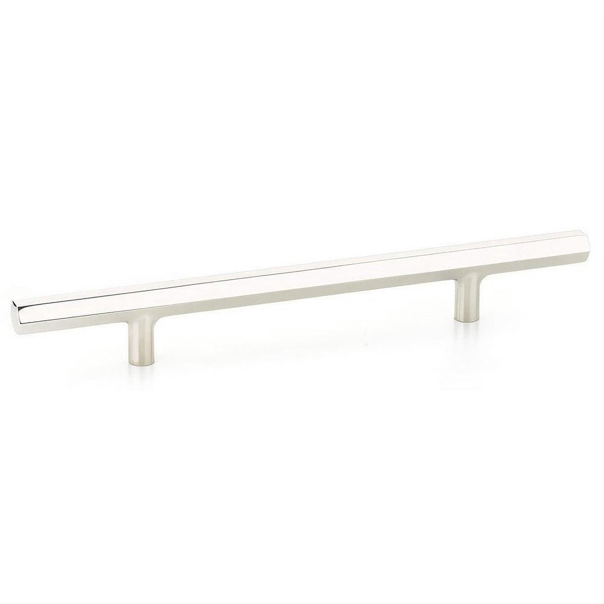 Emtek 86685US14 Mod Hex Extended Cabinet Pull with 6 Inch Center to Center - Polished Nickel