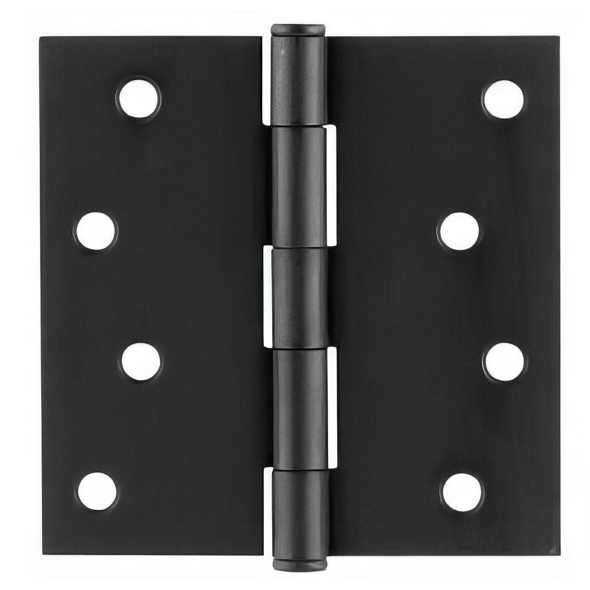 Emtek 91014MB 4" x 4" Square Corner Plain Bearing Mortise Hinge - Pair Medium Bronze