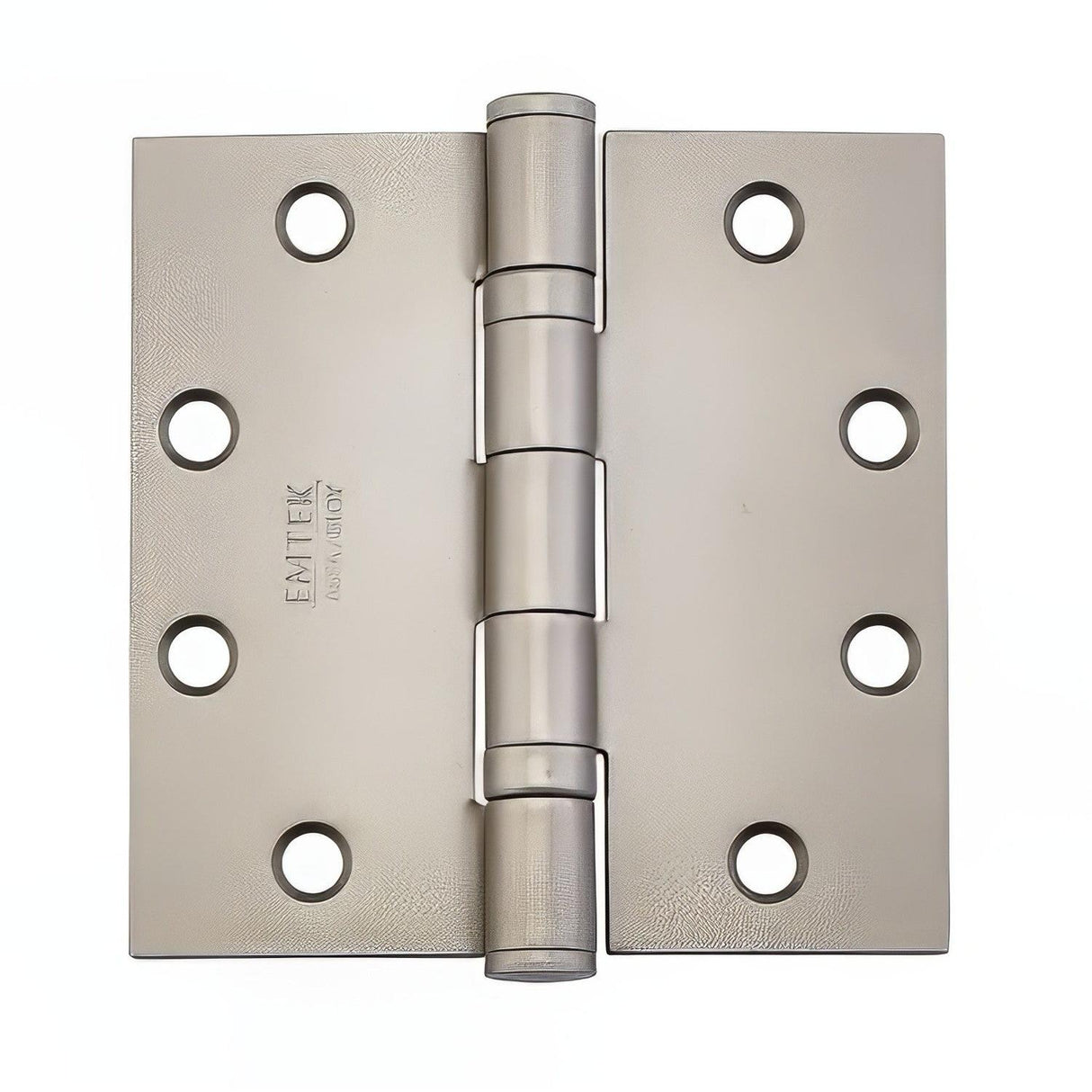 Emtek 92015US4 92015US 4.5" x 4.5" Square Corner Plain Bearing Mortise Hinge - Pair Satin Brass