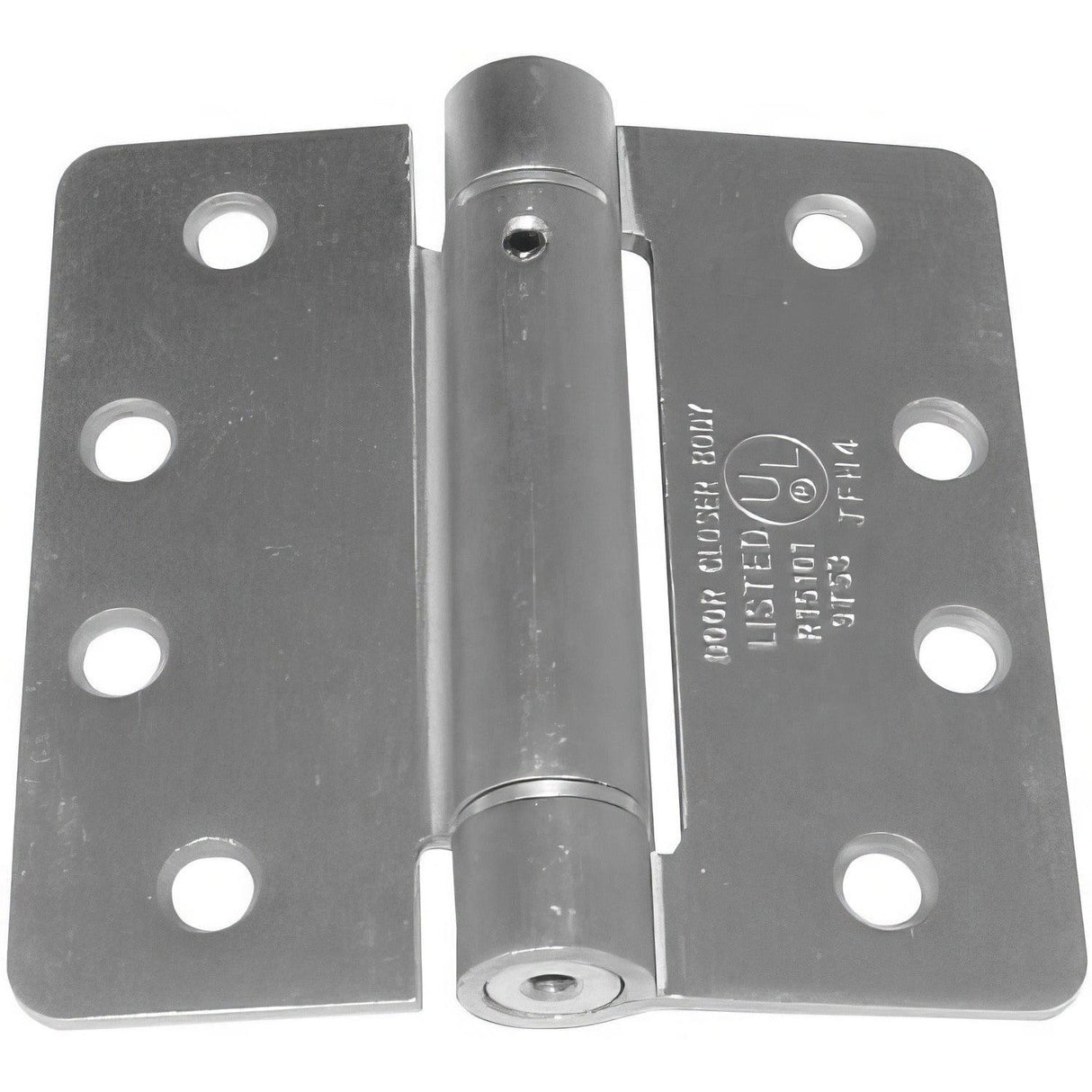 Emtek 95024US10B 4" x 4" Spring Mortise Hinge with 1/4" Radius Corners - Pair NRP Oil Rubbed Bronze