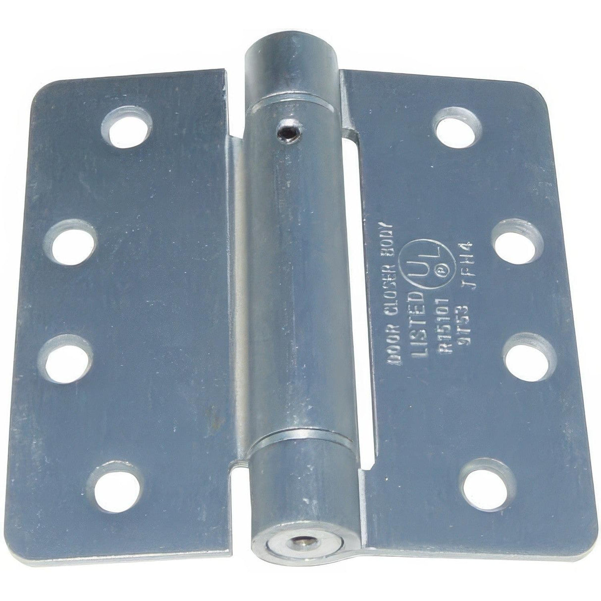 Emtek 95024US14 4" x 4" Spring Mortise Hinge with 1/4" Radius Corners - Pair NRP Polished Nickel