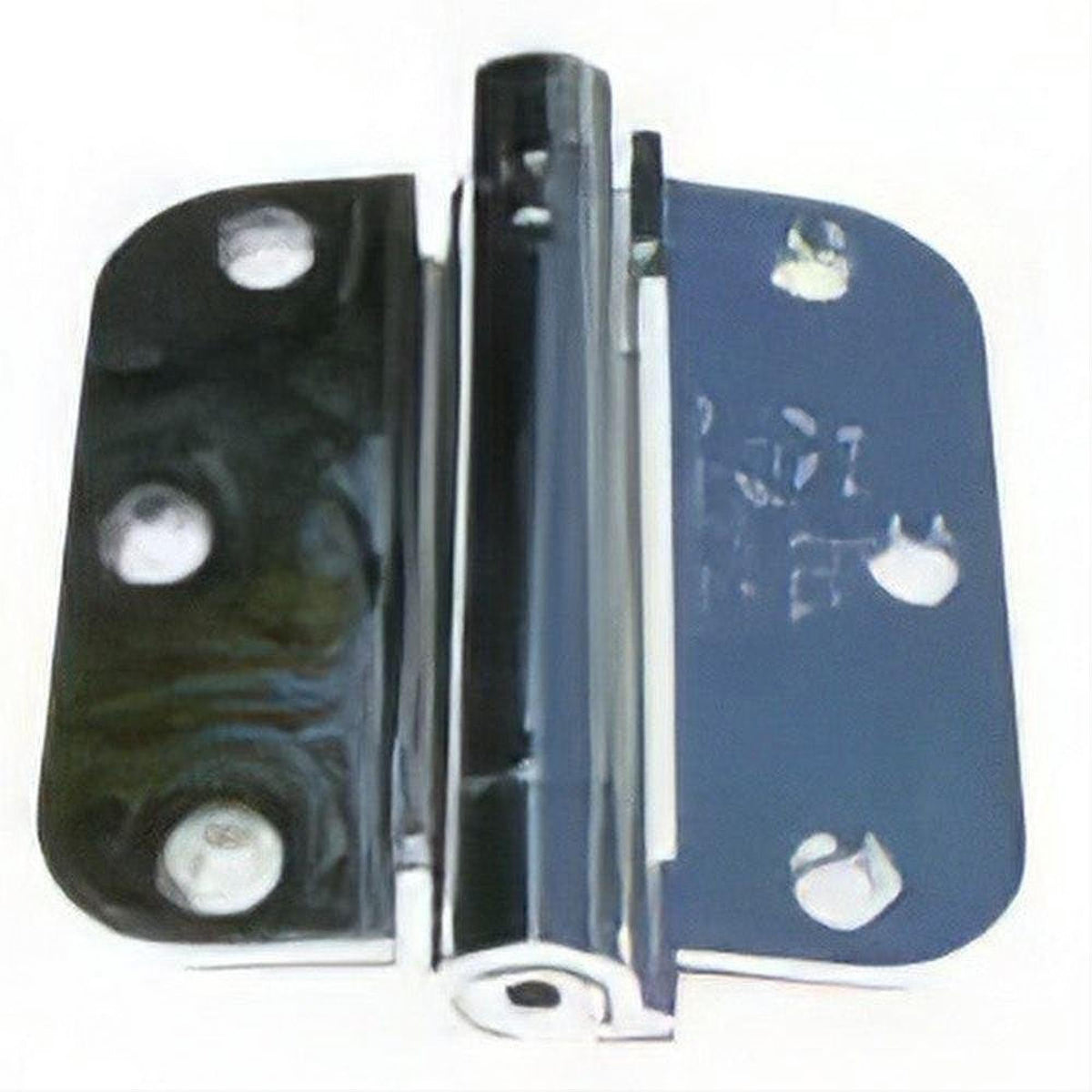 Emtek 95033US26 3.5" x 3.5" Spring Mortise Hinge with 5/8" Radius Corners - Pair NRP Polished Chrome