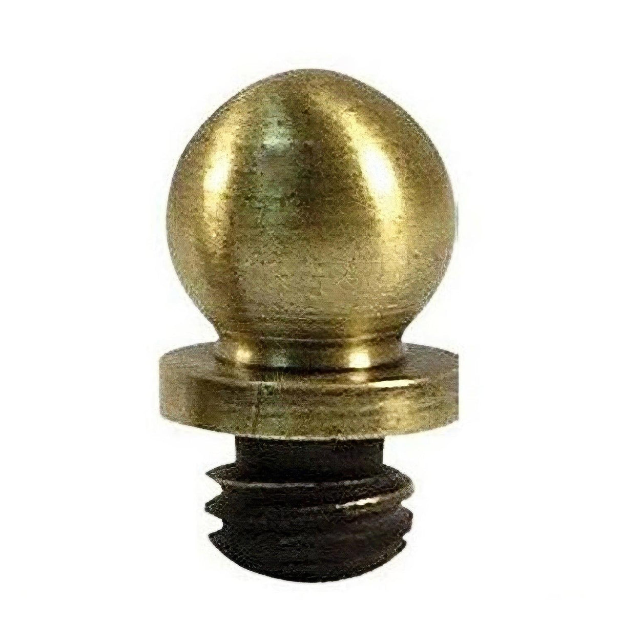 Emtek 97304US3 97304 1/2" Diameter Solid Brass Ball Tip Finial for 4" Heavy Duty Hinges Polished Brass