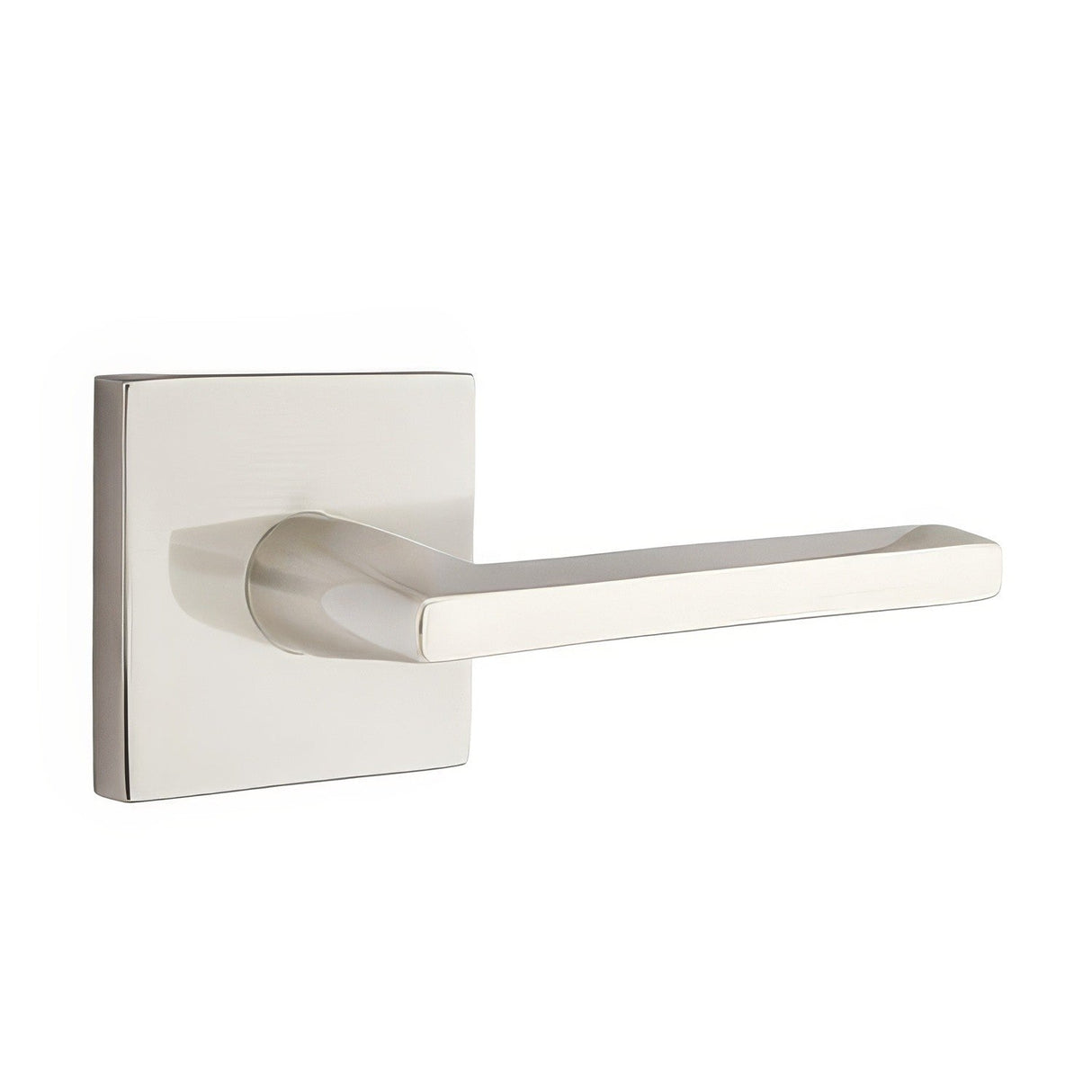 Emtek C5210HLOUS15 C5210HLOUS Helios Lever Privacy with Square Rose Satin Nickel